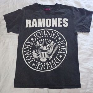 Ramones Black Graphic T-Shirt